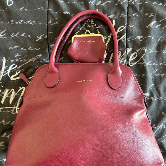 Isaac Mizrahi for Target Red Handbag with Coin Purse - Picture 1 of 6